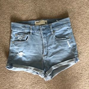 Garage retro high waist shorts